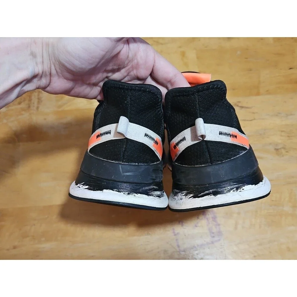 Adidas U Path Run Casual Sneakers From Finish Line Mens Size 10.5 Black & Orange